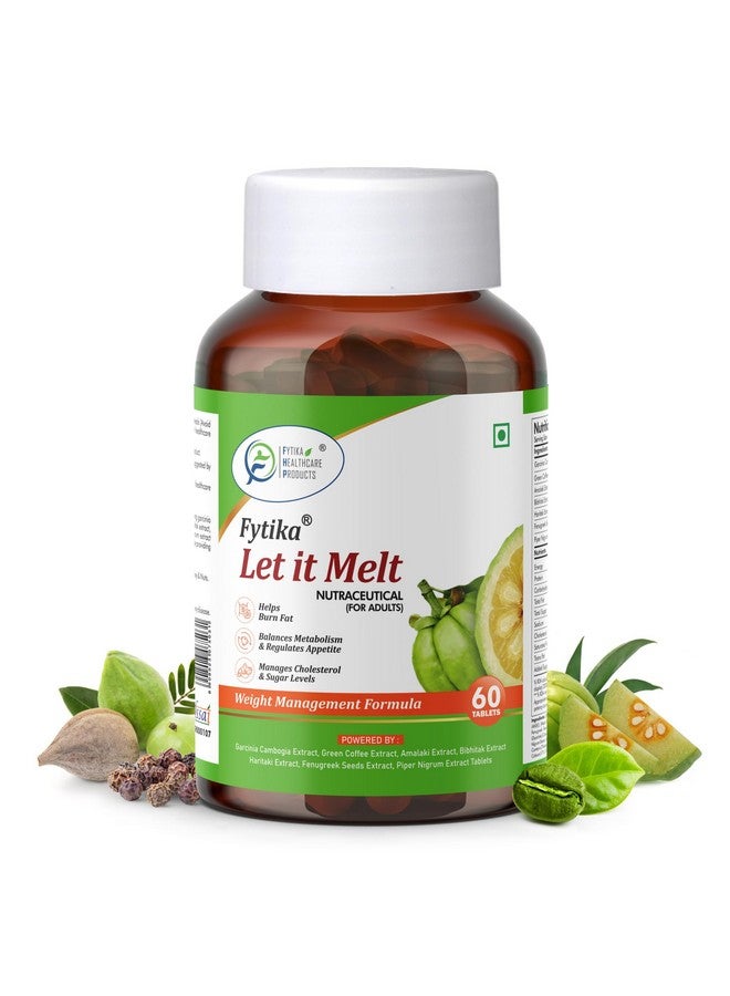 FYTIKA أقراص إدارة الوزن من فيتيكا للرعاية الصحية | غارسينيا كامبوجيا، قهوة خضراء، تريهالا، كالي جيري | دعم الوزن الصحي | أقراص للرجال والنساء (60 قرص) - Image 1