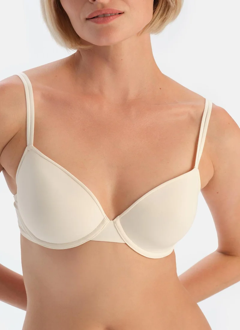 dagi Non-padded Bra Interlock Padded Wired Thin-Fixed Strap Underwear