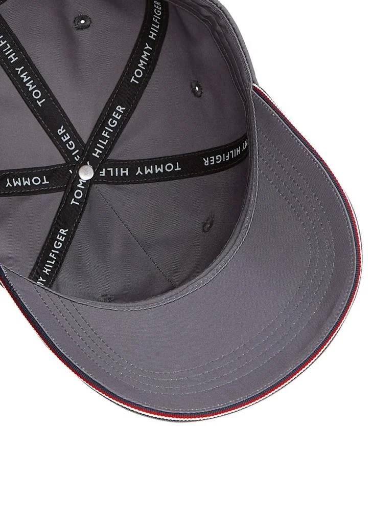 تومي هيلفيغر Corp Logo Detailed Curved Peak Cap