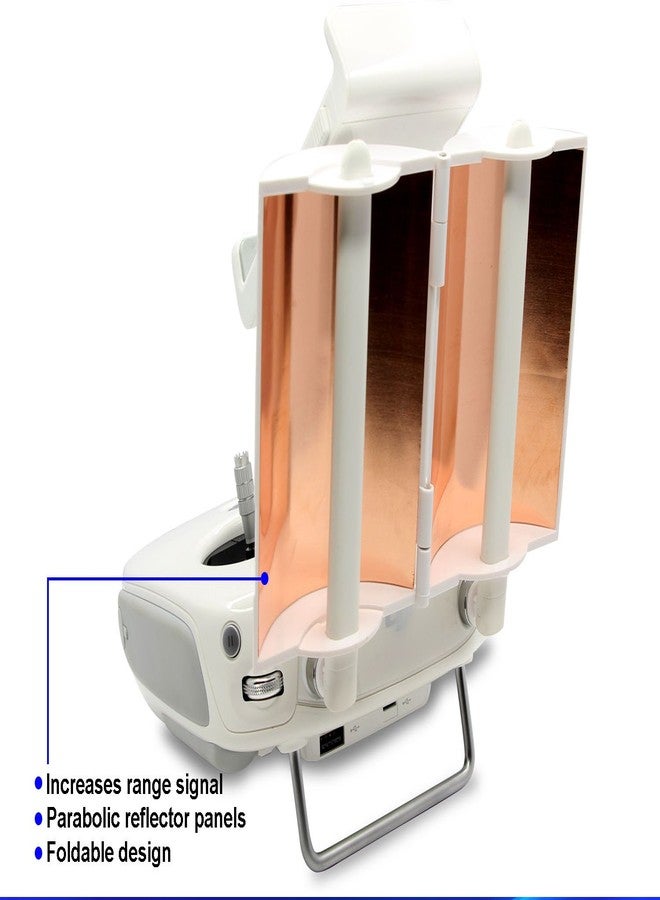 SSE Copper Parabolic Antenna Range Booster for DJI Phantom 4 PRO, Phantom 4, Phantom 3 Professional, Phantom 3 Advanced, Phantom 3 4K, Inspire 1, Inspire 2 Controller Transmitter Signal - Image 4