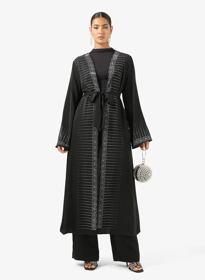 خزانة عباية بحافة لامعة