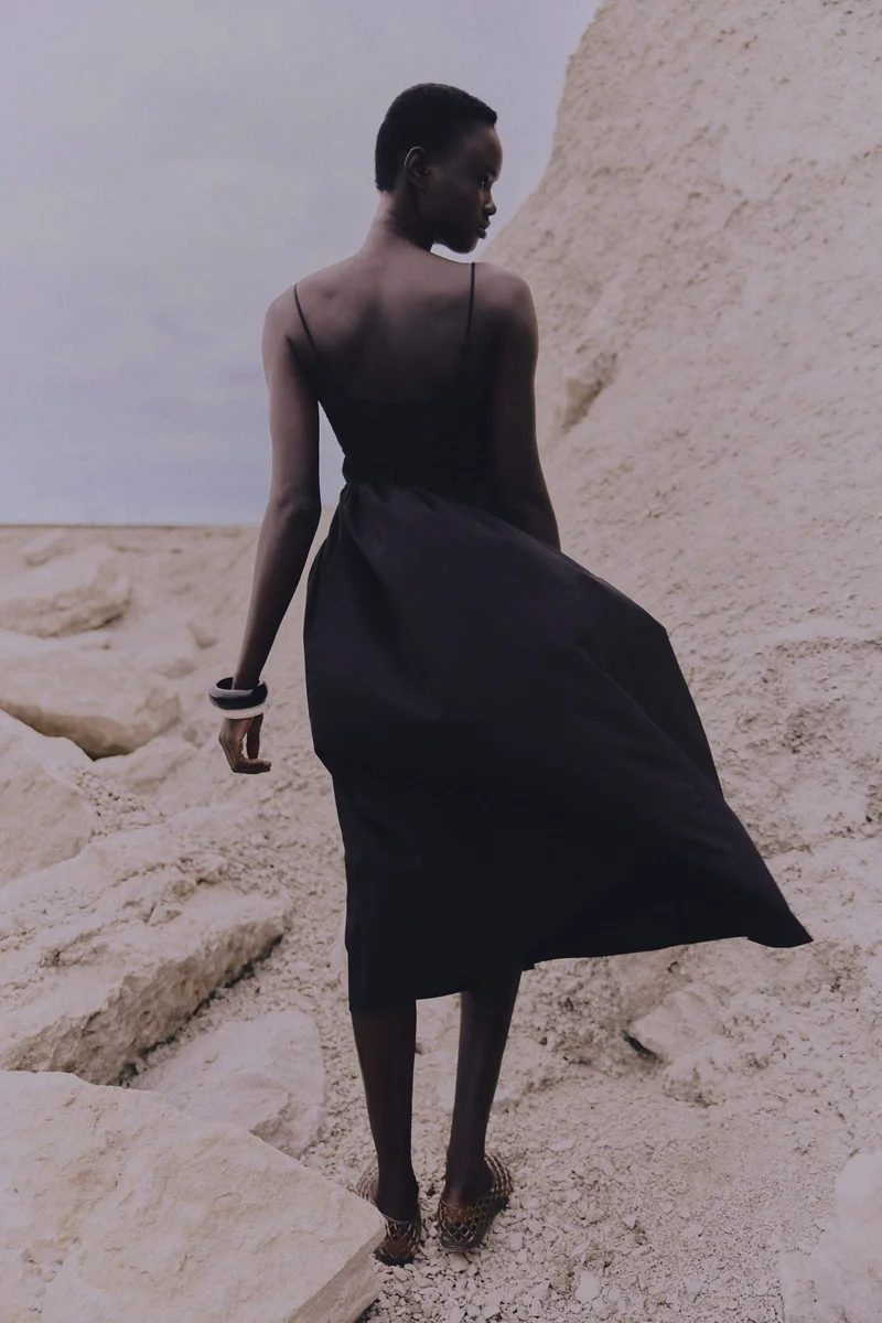 H&M Printed cotton dress