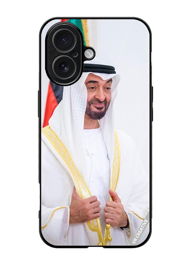 Protective Case Cover For Apple iPhone 17 Sheikh Mohamed Bin Zayed Al Nahyan Design Multicolour