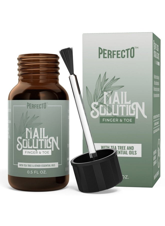 Perfecto - Toenail Treatment With Tea Tree Oil Fingernail And Toe Nail Treatment Extra Strength Nail Repair Foot Nail Treatment Renews Foot Yellow & Cracked Nails - Image 1