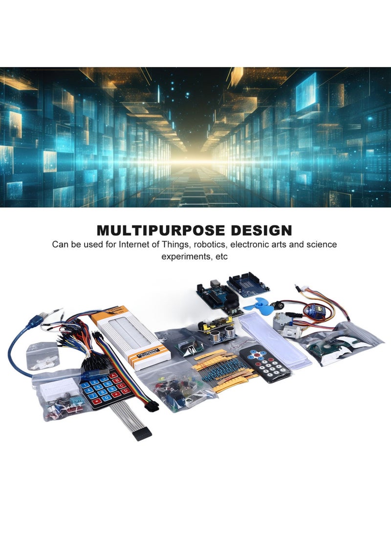 Generic Electronic Component Kit 830 Breadboard LED Buzzer Resistor Temp Humidity Sensor Electronics Starter Kit  - Image 3