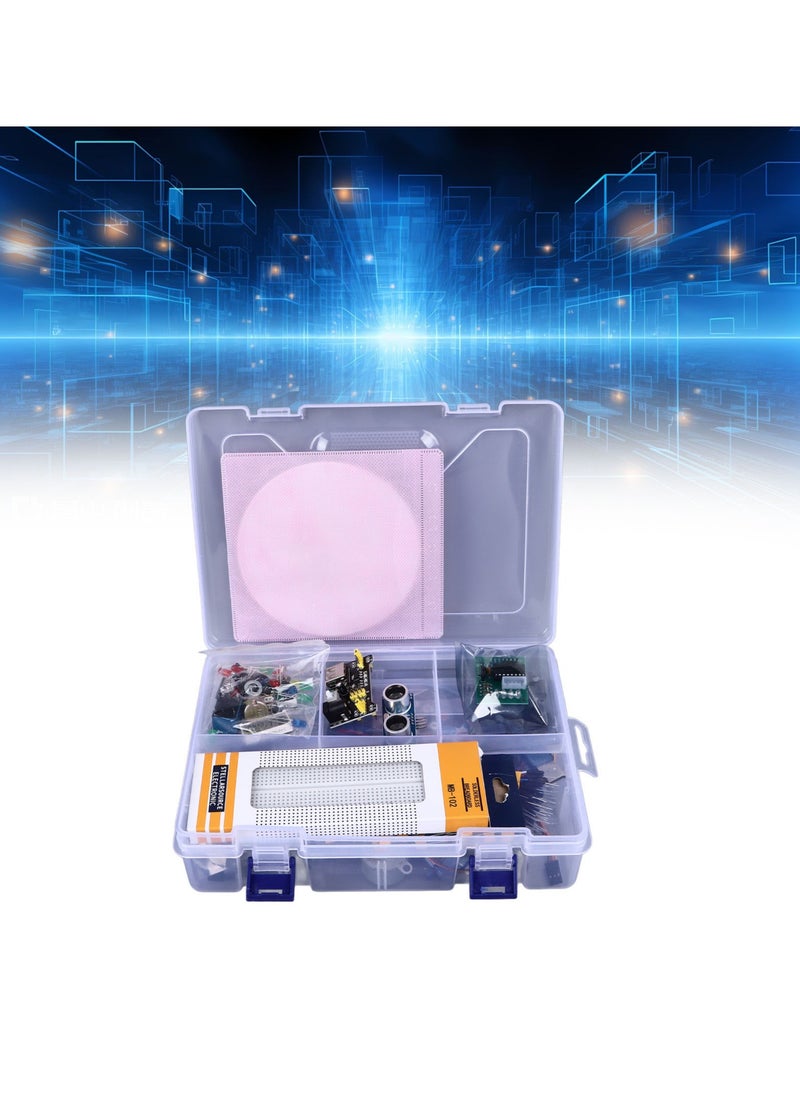 Electronic Component Kit 830 Breadboard LED Buzzer Resistor Temp Humidity Sensor Electronics Starter Kit