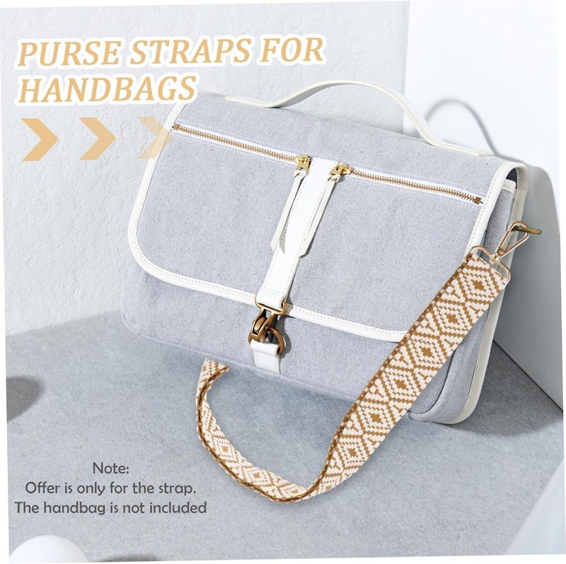 Styzere Adjustable Purse Strap Replacement for Women, 1.5" Wide Crossbody Shoulder Strap Bag Strap Boho Handbag Strap (Design G) - Image 3
