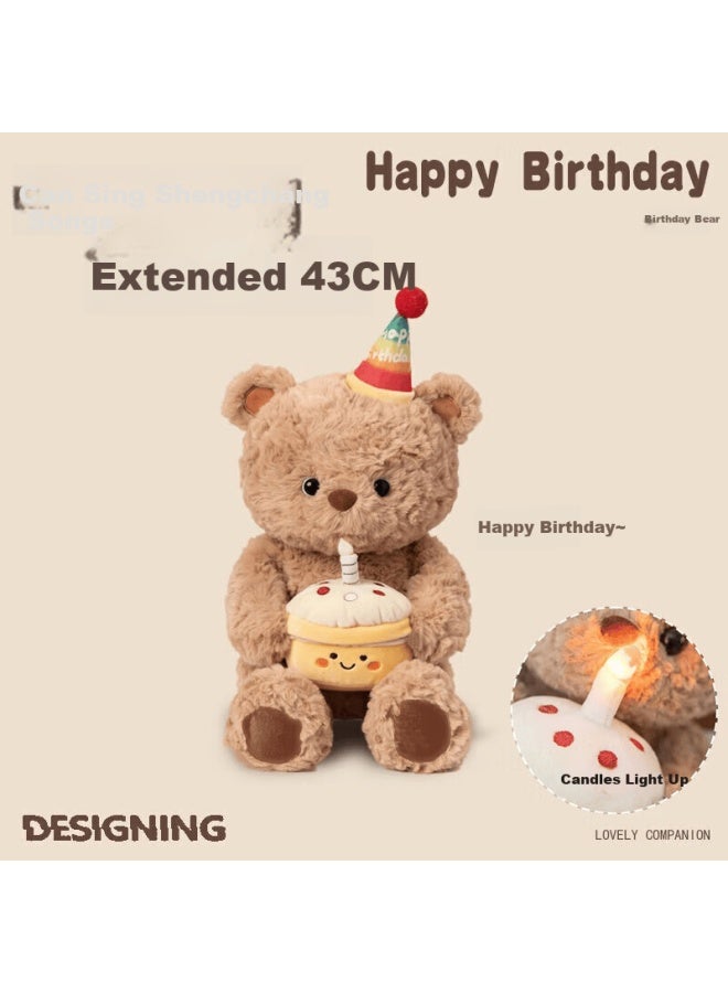 Murcia Teddy Bear Plush Toy Proposal Ring Hidden Cute Bear Gift For Girlfriend Party Prop - Image 1