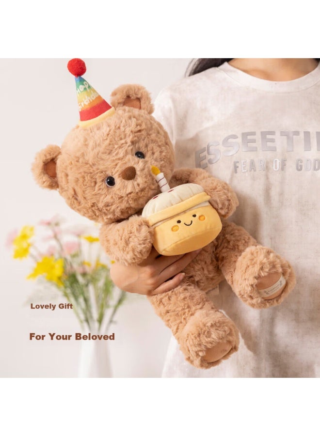 Murcia Teddy Bear Plush Toy Proposal Ring Hidden Cute Bear Gift For Girlfriend Party Prop - Image 2