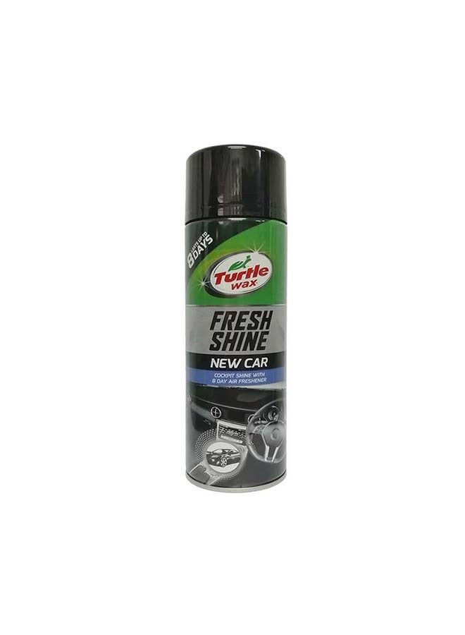 Turtle Wax Fresh Shine New Car Combo Pack - 2 x 500ml - Long-Lasting Cockpit Shine and Air Freshener - Image 2