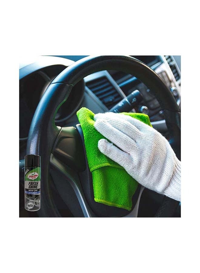 Turtle Wax Fresh Shine New Car Combo Pack - 2 x 500ml - Long-Lasting Cockpit Shine and Air Freshener - Image 5