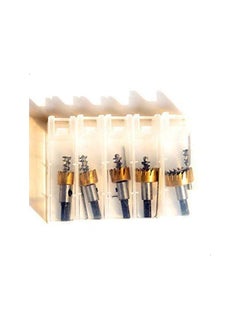 SCIENISH 5Pcs Carbide Tip HSS Drill Bit Saw Set Metal Wood Drilling Hole Cut Tool for Installing Locks 16/18.5/20/25/30mm  - Image 4