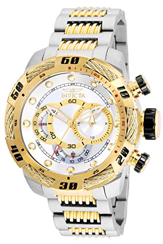 Invicta Men's 25480 Speedway Analog Display Quartz Two Tone Watch, Gold/Stainless Steel - Image 1