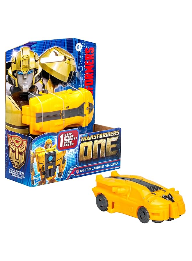 TRANSFORMERS One Cog Changer Bumblebee (B 127) 4 Inch Robot Action Figure Interactive Toys For Boys And Girls Ages 6 And Up - Image 1
