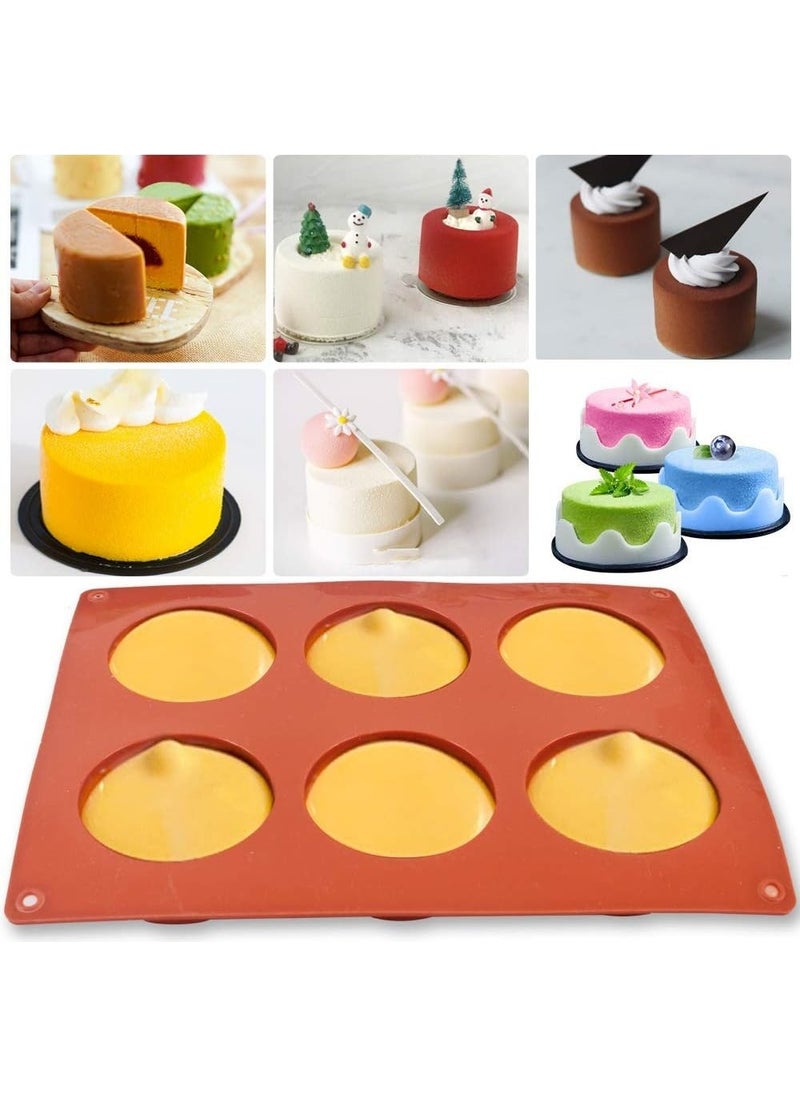 Tinky Winky - Round Cylinder Mold Cupcake, Handmade Soap, Muffin, Cake, Cheesecake, Brownie Chocolate Mold - Image 1