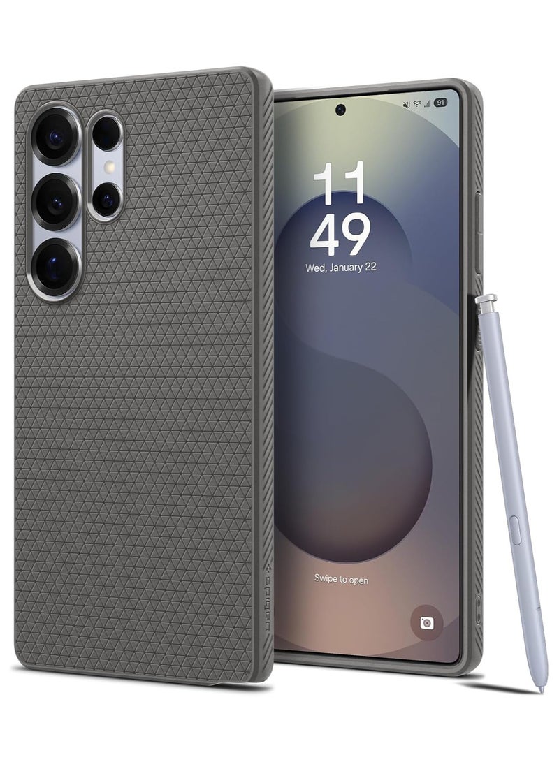 Spigen Liquid Air Case Compatible with Samsung Galaxy S25 Ultra - Grey