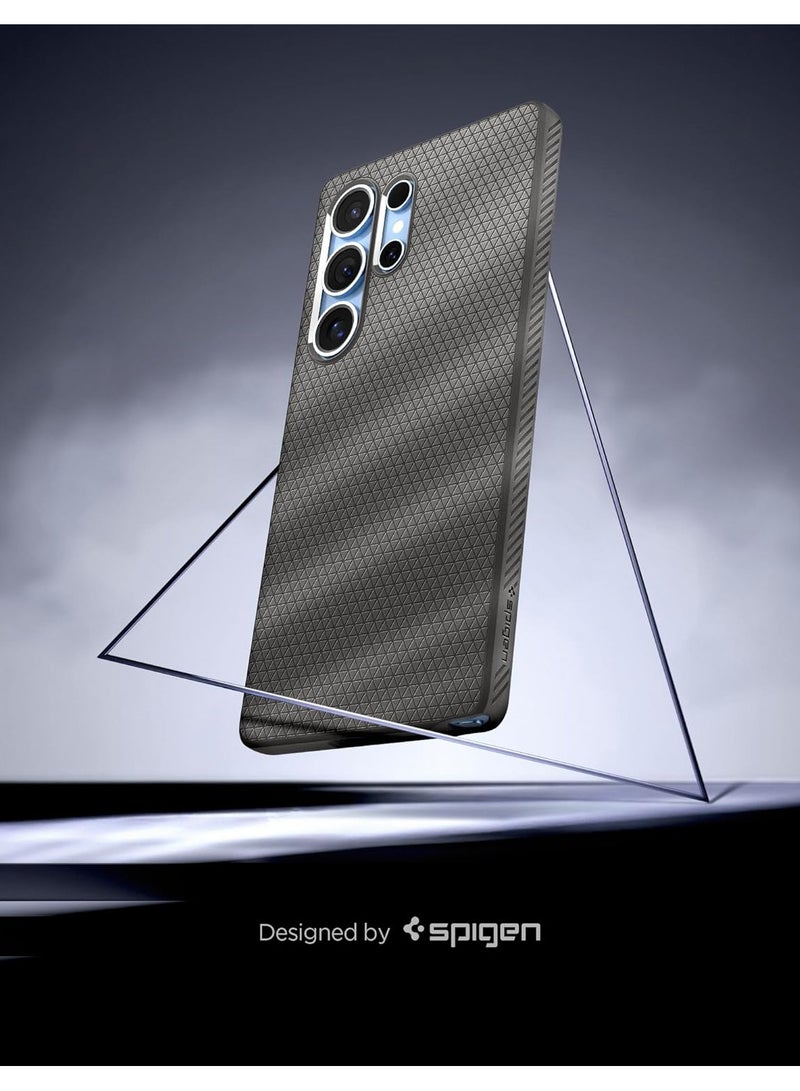 Spigen Liquid Air Case Compatible with Samsung Galaxy S25 Ultra - Grey