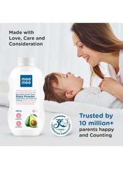 Newborn Friendly Talcum Powder | Enriched With Avocado Oil | Dermatologist Approved | Rash-Resistant | Paraben Free | 0+ Months (400G Fresh Feel, Single Pack) - pzsku/Z9AEDC577374DE8077F83Z/45/_/1733731449/6f15186e-2963-4141-bfc2-6d59922b70e6