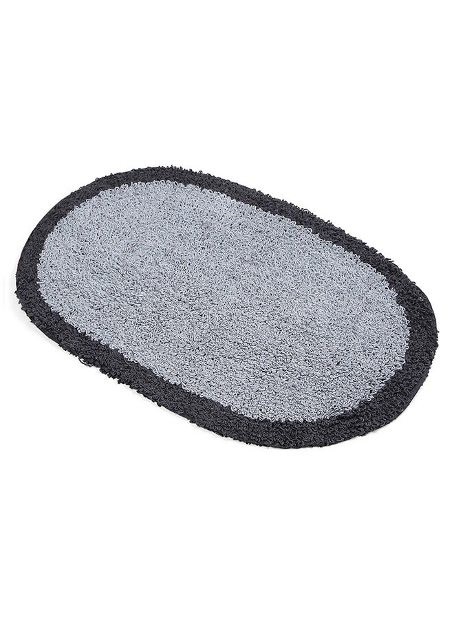 Status Contract Microfiber Soft and Super Absorbent Door Mat/Bath Mat- Grey, 38 X 58 Cm  - Image 3