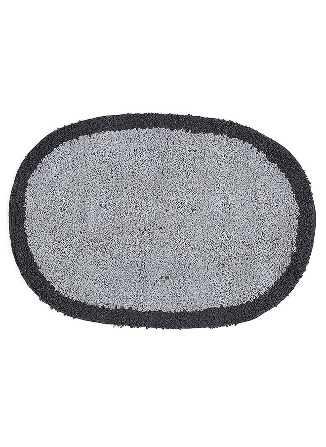 Status Contract Microfiber Soft and Super Absorbent Door Mat/Bath Mat- Grey, 38 X 58 Cm  - Image 2