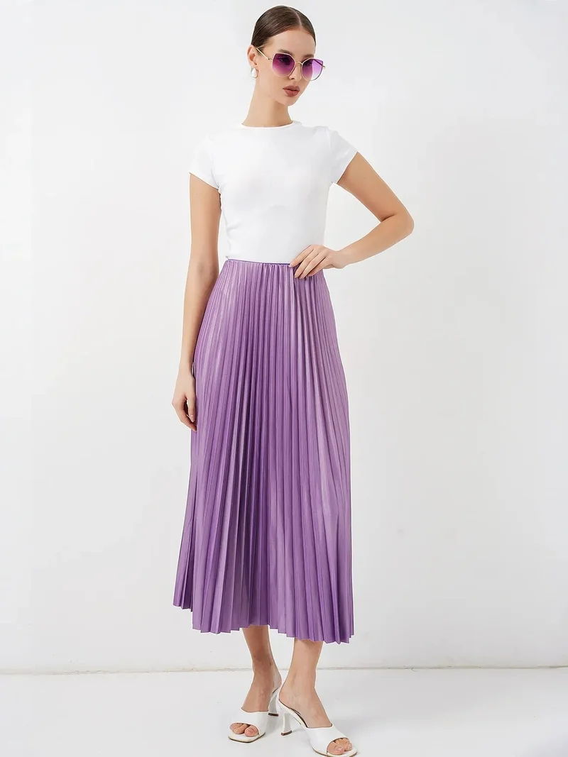 بيغ دارت BDART High Waist Maxi Skirt with Ruffle Detail