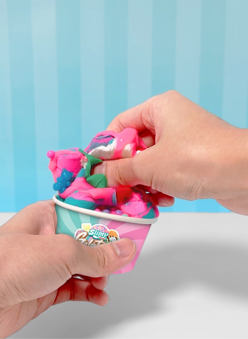Slimy Gelateria Rolls DIY Ice Cream Rollz Kit with Scented Slimy & Decorations - Assortment of 2, Soft & Scented, Safe BPA-Free,  Gluten-Free, Swiss Formula Gift Set for Kids 6+ Years - Image 3
