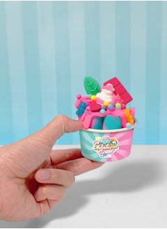 Slimy Slimy Gelateria Rolls DIY Ice Cream Rollz Kit with Scented Slimy & Decorations - Assortment of 2, Soft & Scented, Safe BPA-Free,  Gluten-Free, Swiss Formula Gift Set for Kids 6+ Years  - Image 4