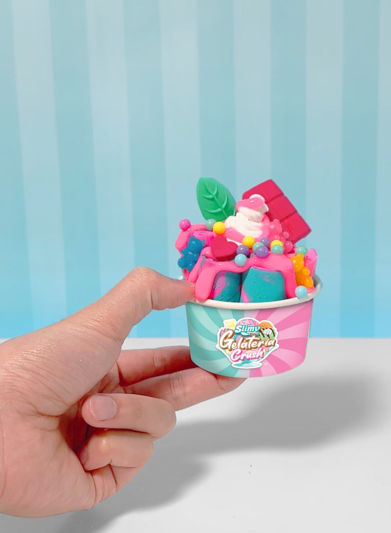Slimy Gelateria Rolls DIY Ice Cream Rollz Kit with Scented Slimy & Decorations - Assortment of 2, Soft & Scented, Safe BPA-Free,  Gluten-Free, Swiss Formula Gift Set for Kids 6+ Years - Image 4