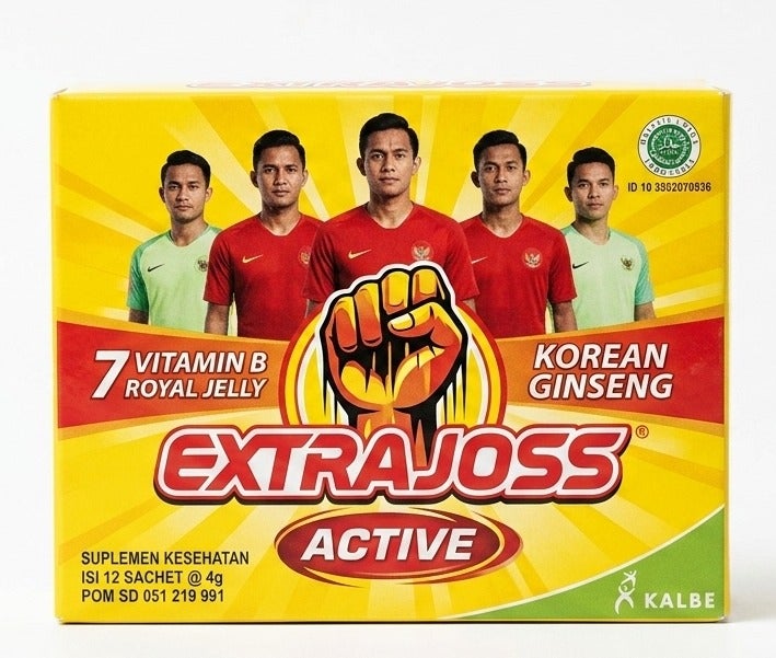 Extra Juice Energy Drink with Ginseng and Royal Jelly (12 sachets, 4 grams each)