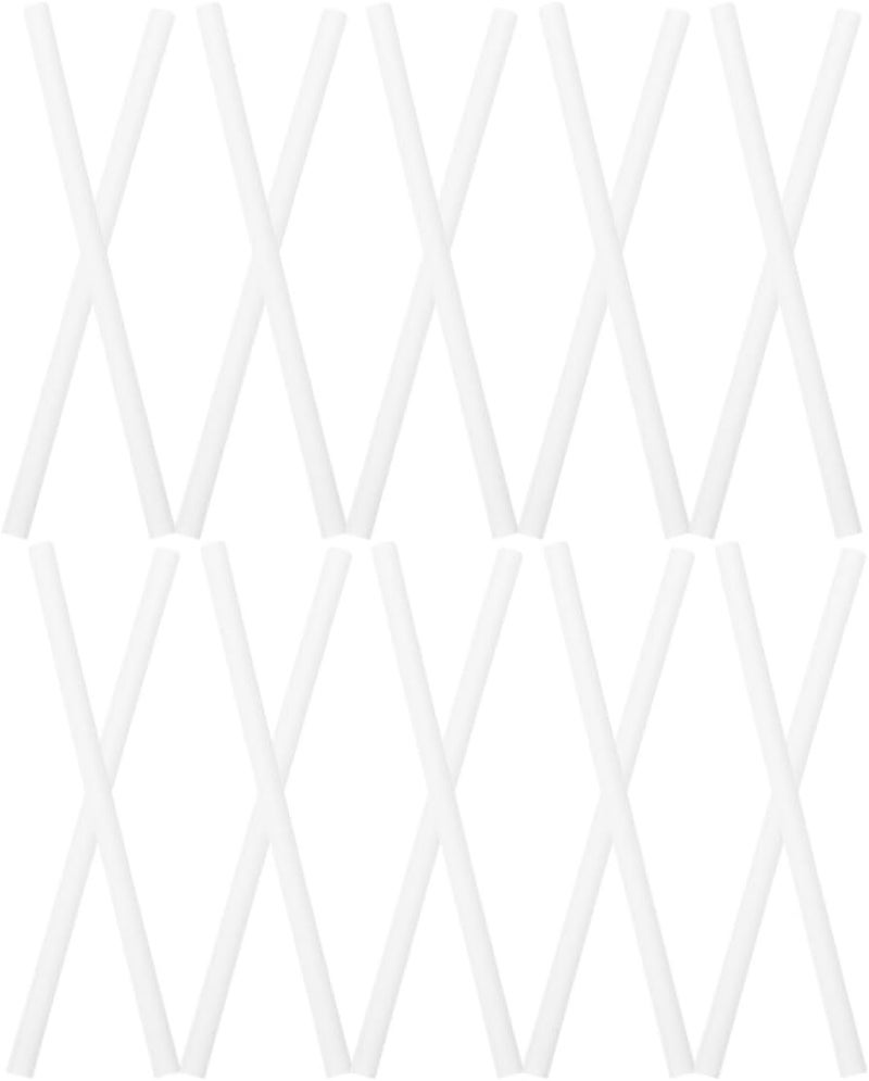 Gadpiparty 50pcs White Plastic Cake Support Rods for Tiered Cakes Stable and Easy Installation Dowels Sticks for Restaurants and Homes Reusable Sturdy Pp Material - Image 1