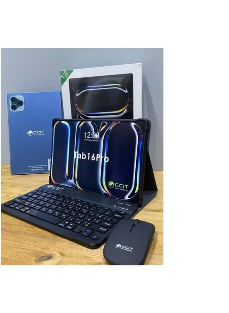 CCIT 16 Pro 10.1" Tablet – Android Device with 16GB RAM, 1TB Storage & Long Battery Life - Image 1