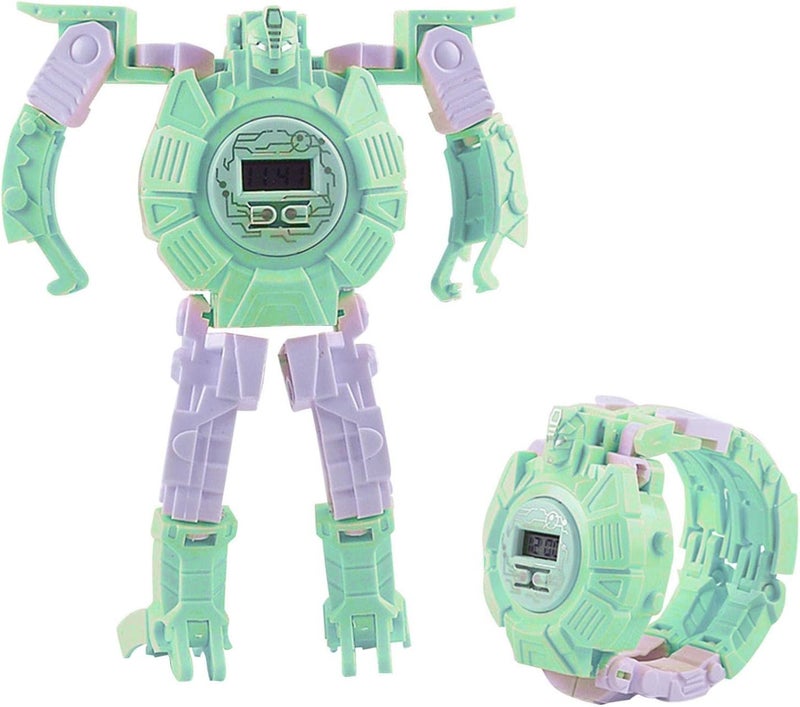 klarako Transformers Gaming Robot WatchWearable Deformable Robot Watch Toy, Deformable Gaming Robot Watch Toy, Christmas Interesting Learning Toy for Kids - Image 1