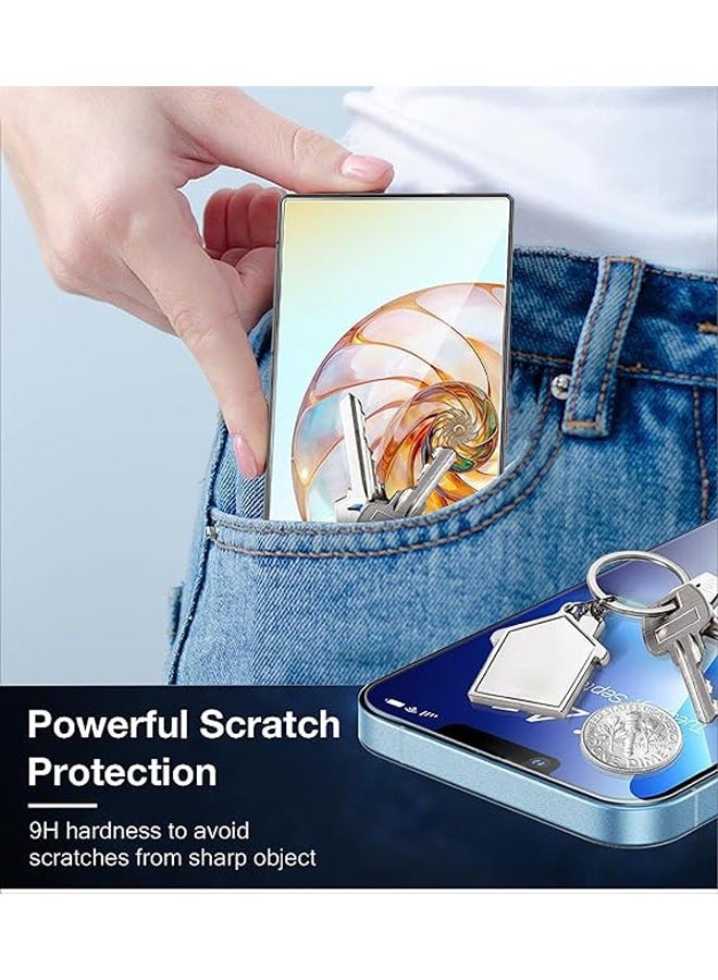 general 4 Pieces Tempered Glass Screen Protector, Compatible with Nubia Z60 Ultra, High Light Transmittance Glass, Scratch Resistant, Compatible Case, Oil Resistant, Nubia Z60 Protector - Image 5