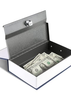 RENOVO Book Safe with Key 26 X 20 X 6.5 CM Portable Hidden Mini Safe Great for Traveling Storing Money Jewelry and Passports  - Image 5