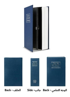 RENOVO Book Safe with Key 26 X 20 X 6.5 CM Portable Hidden Mini Safe Great for Traveling Storing Money Jewelry and Passports  - Image 4