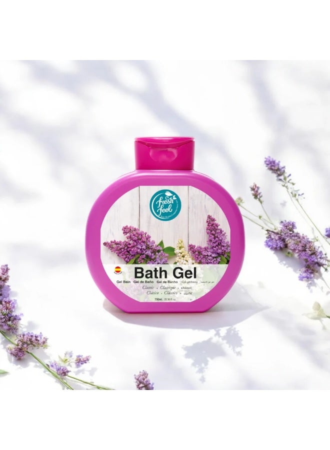 FRESH FEEL Classic Bath Gel 750 ML - Image 5