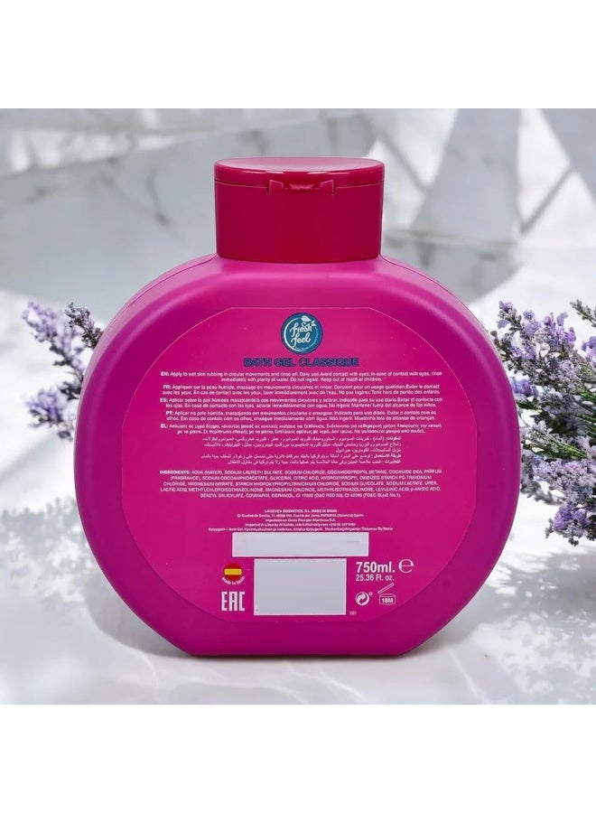 FRESH FEEL Classic Bath Gel 750 ML - Image 3