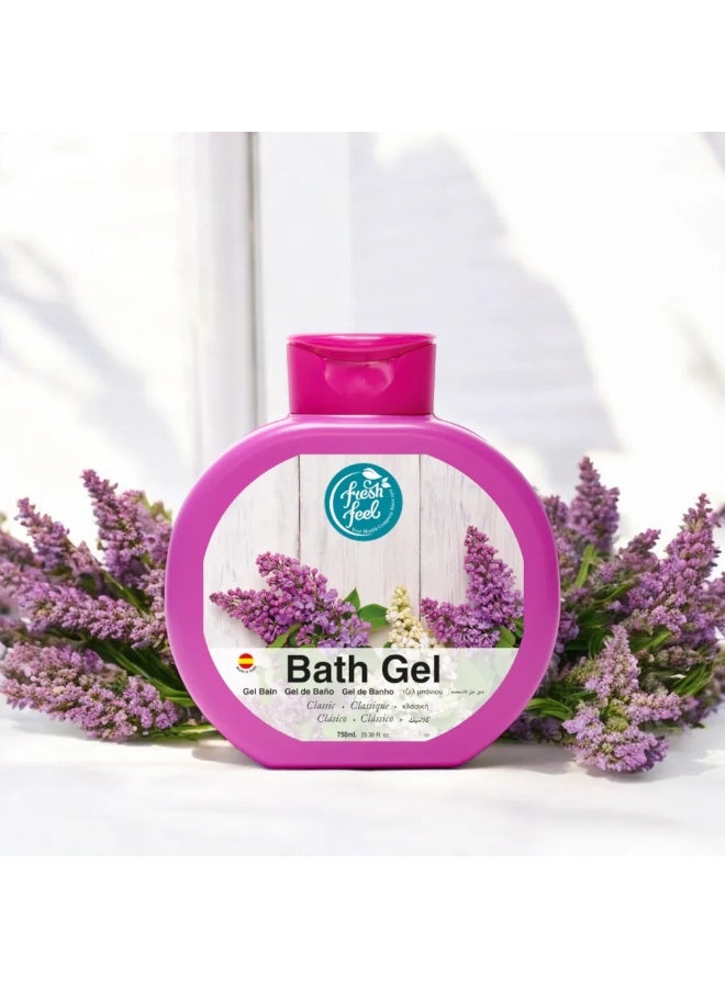FRESH FEEL Classic Bath Gel 750 ML - Image 4