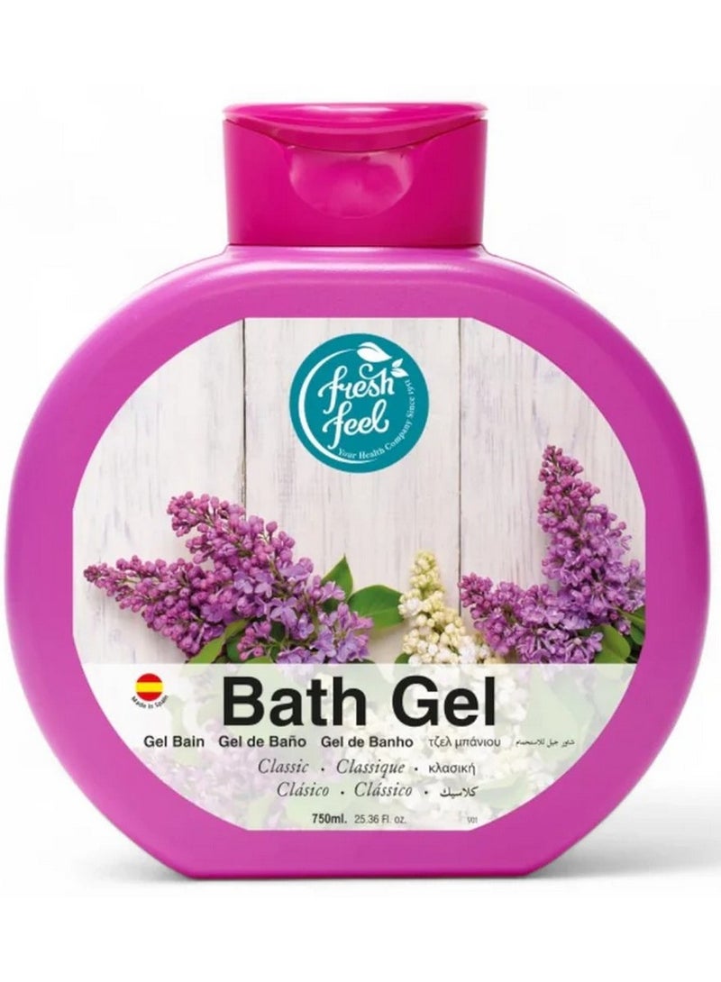FRESH FEEL Classic Bath Gel 750 ML - Image 1