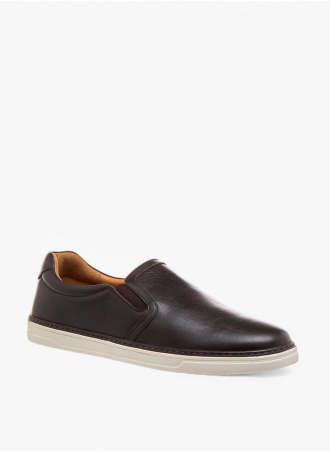 DUCHINI Men's Textured Slip-On Loafers  - Image 2