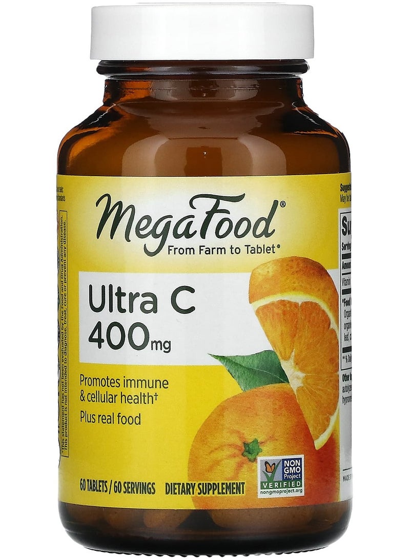 MegaFood Ultra C, 400 mg, 60 Tablets