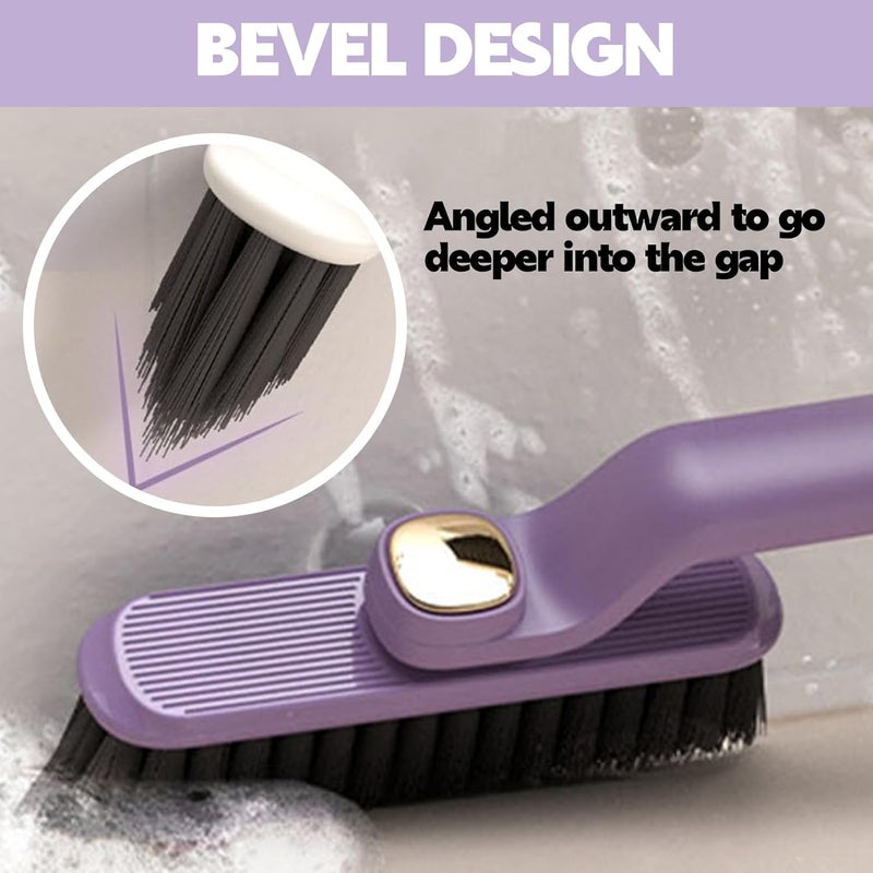 Doville KG 360 Degree Gap Cleaning Brush | Multi-Function Rotating Cleaning Brush | No Dead Corners Hard Bristle Crevice Gap Brush Tool for Bathroom - Image 2