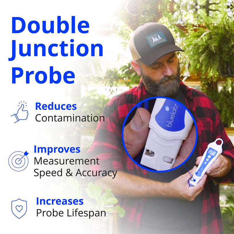 bluelab Bluelab pH Pen Meter and Probe Care Kit pH with Calibration Supplies, Storage Solution & Brush, Reliable Digital Tester for pH, Temperature in Growing Solutions, Optimal Plant Health and Yield  - Image 3