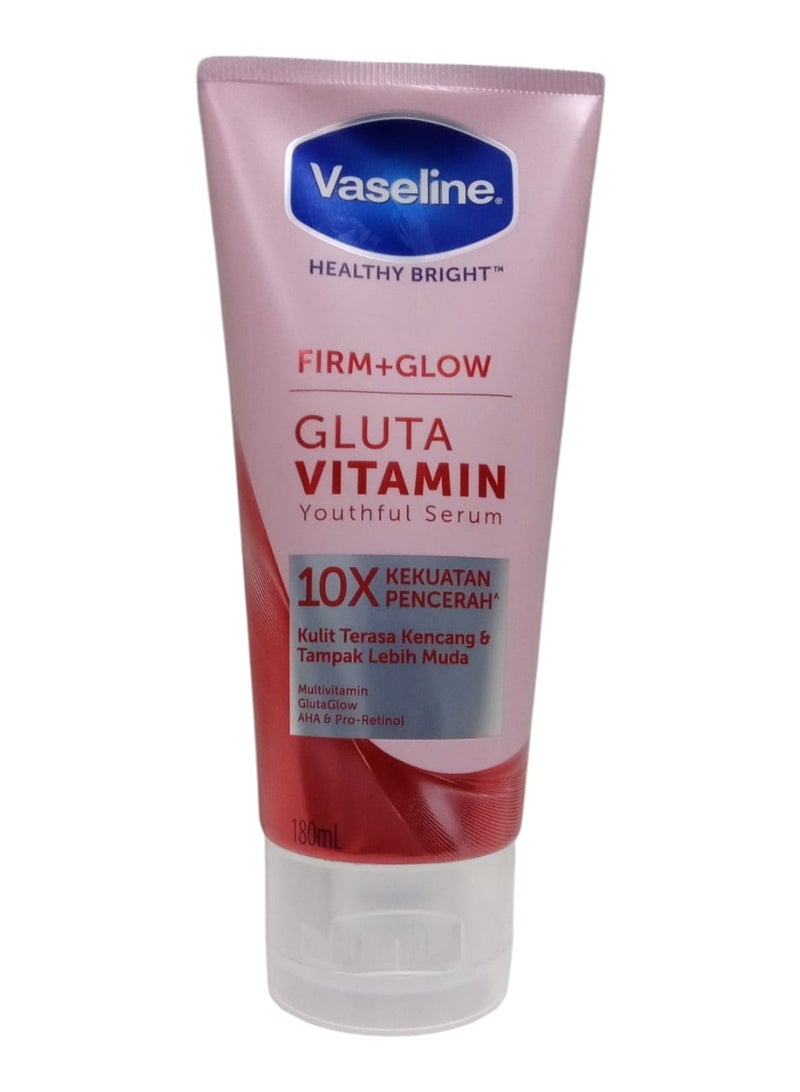 Vaseline Serum Lotion with Vitamin Glow for Radiant and Smooth Skin 180ml