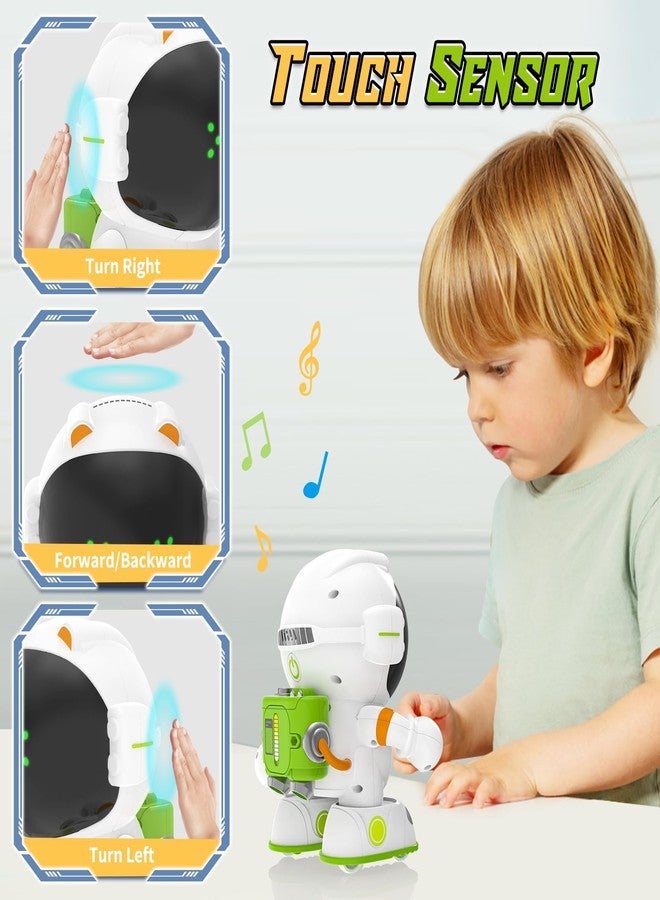 KaeKid Voice Control Robots for Kids, Astronaut Interactive Smart Robotic with Touch Sensor, Speech Recognition, Singing, Dancing, Repeating and Recording, Robot Toy for 3-8 Year Old Boys Girls - Image 5