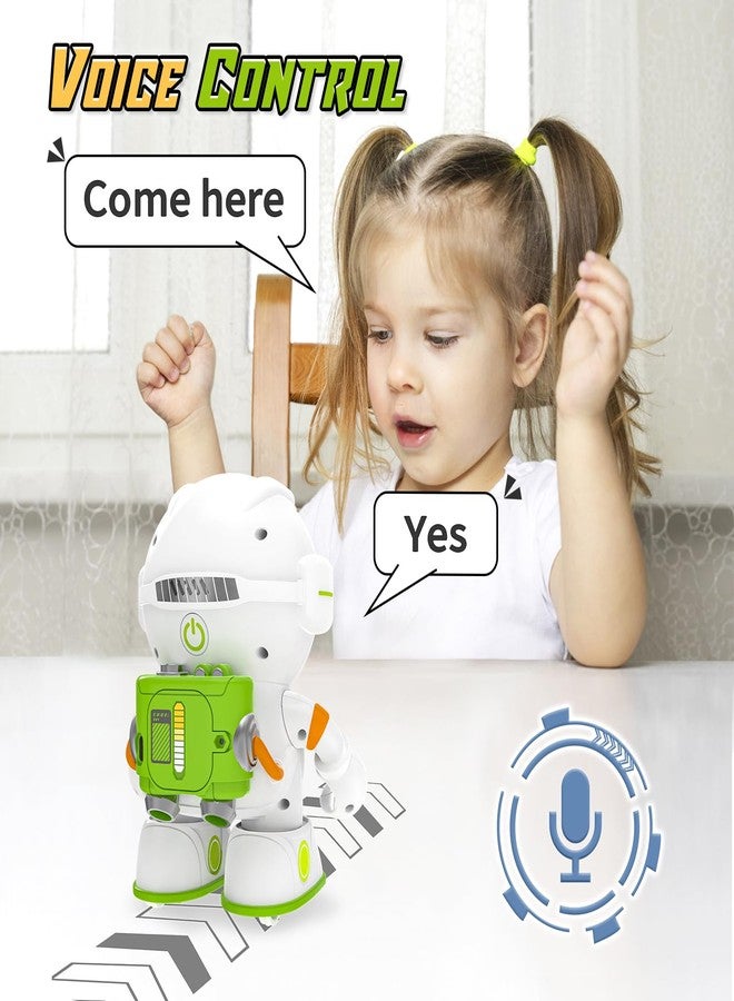 KaeKid Voice Control Robots for Kids, Astronaut Interactive Smart Robotic with Touch Sensor, Speech Recognition, Singing, Dancing, Repeating and Recording, Robot Toy for 3-8 Year Old Boys Girls - Image 4