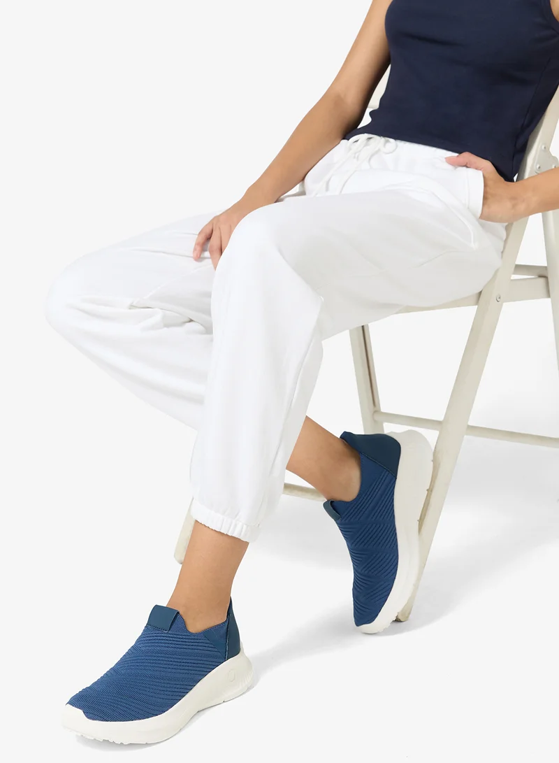 Ginger Navy Cushioned Slip-Ons for Women | Best Price UAE