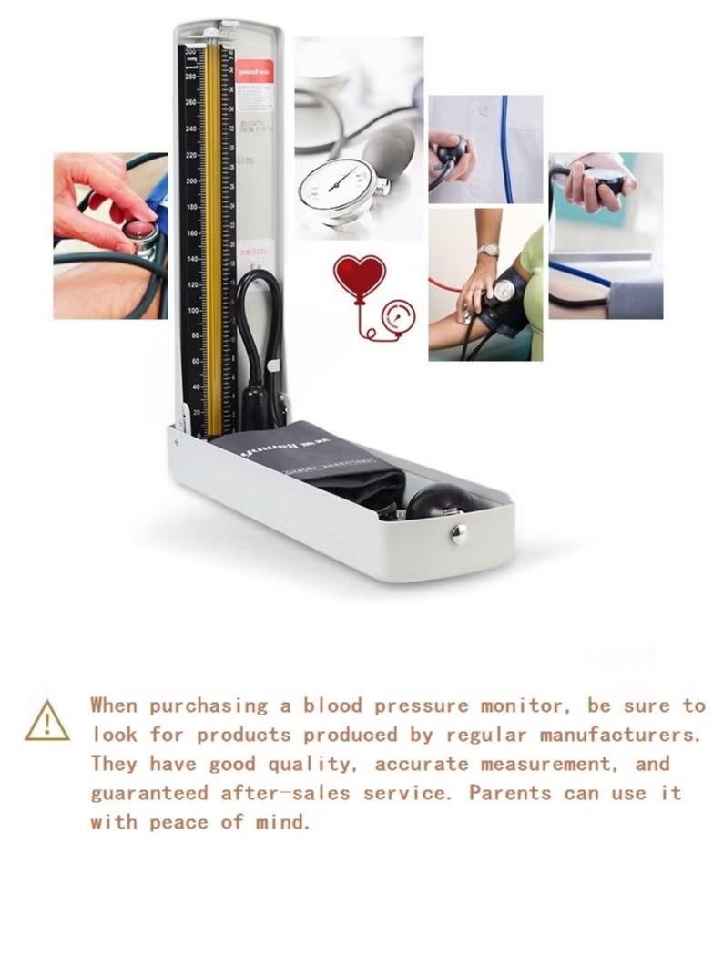 Yuwell - Yuyue Mercury Sphygmomanometer With Stethoscope Home Blood Pressure Measurement And Testing Instrument - Image 1