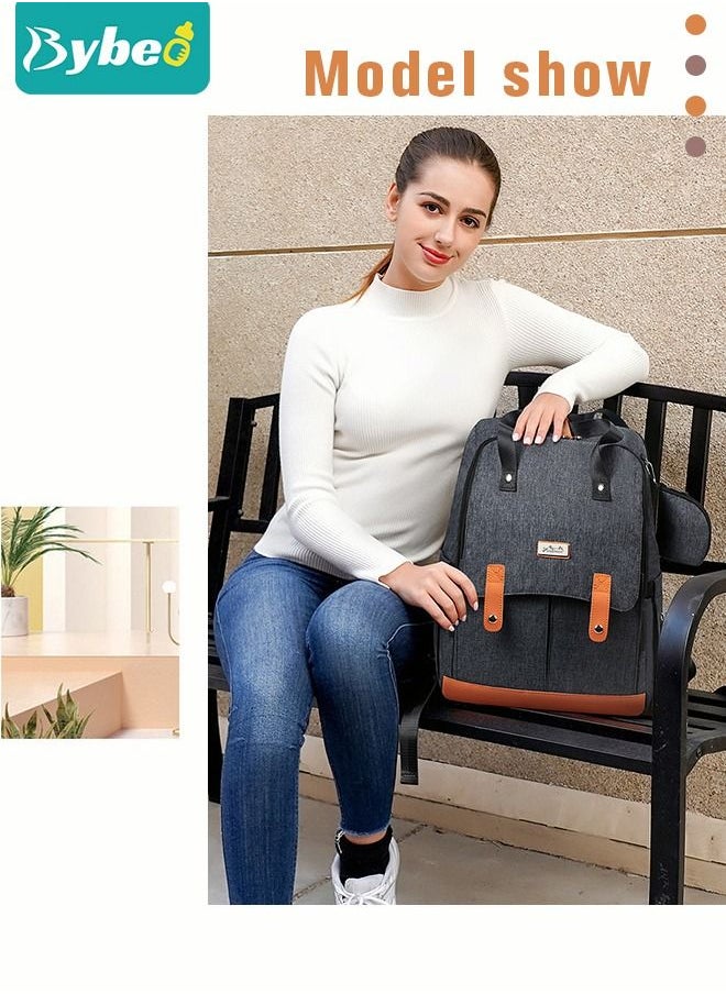 Bybeo - Diaper Bag Backpack, Multifunction Maternity Bags for Boys & Girls, Travel Mummy Backpack Large Capacity, Waterproof and Stylish - Image 1