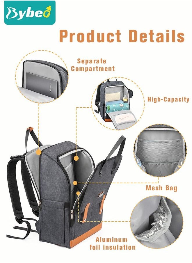 Bybeo - Diaper Bag Backpack, Multifunction Maternity Bags for Boys & Girls, Travel Mummy Backpack Large Capacity, Waterproof and Stylish - Image 1